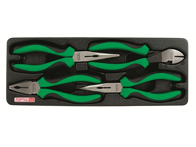 Набор-сет плоскогубцы, тонкогубцы, бокорезы 4пр. 136х364мм TOPTUL (GВAT0402) Набор-сет плоскогубцы, тонкогубцы, бокорезы 4пр. 136х364мм TOPTUL (GВAT0402)