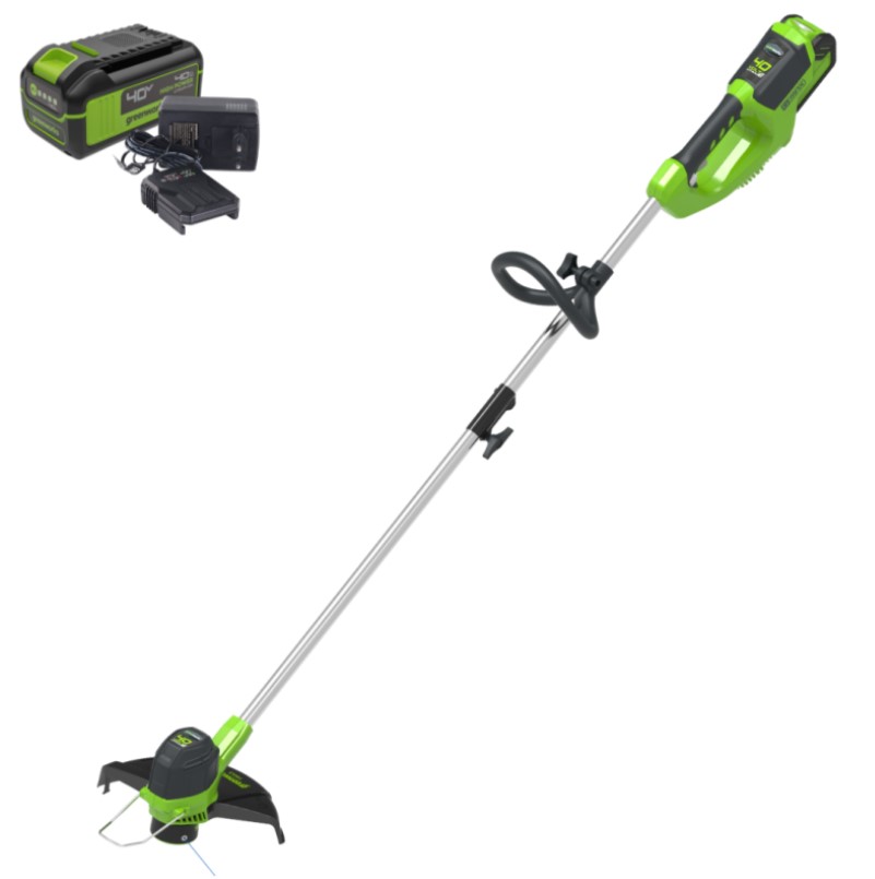 Аккумуляторный триммер Greenworks G40LTK4 40V (в комплекте АКБ+ЗУ)