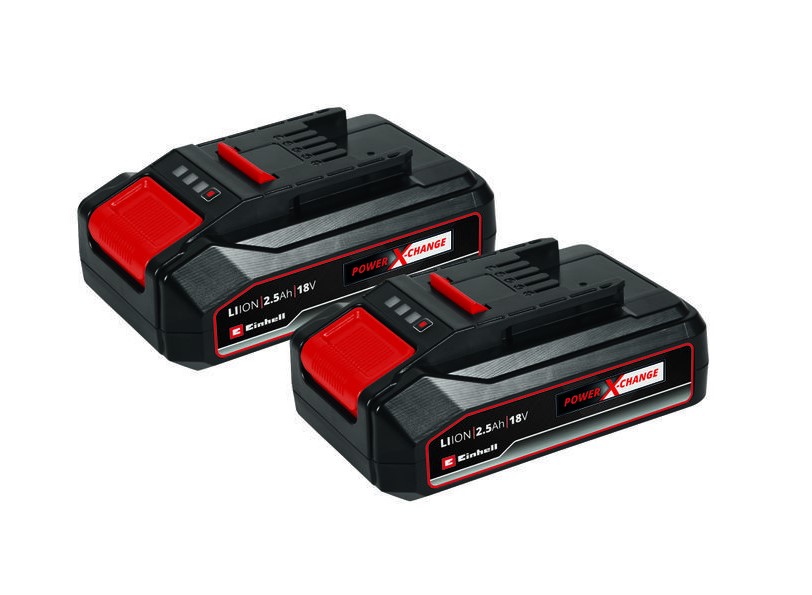 Аккумулятор Einhell 18V, 2,5 Ач, 2 шт, Li-Ion PXC