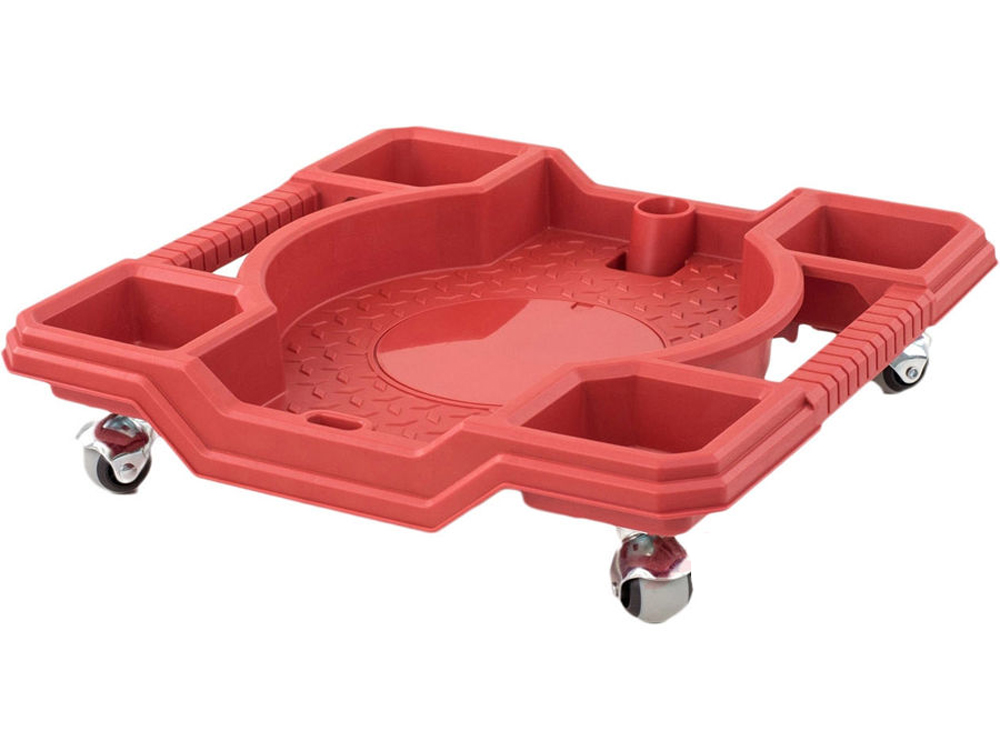 Ящик для инструментов на колесах Keter Bucket Slider (Бакет Слайдер), красный