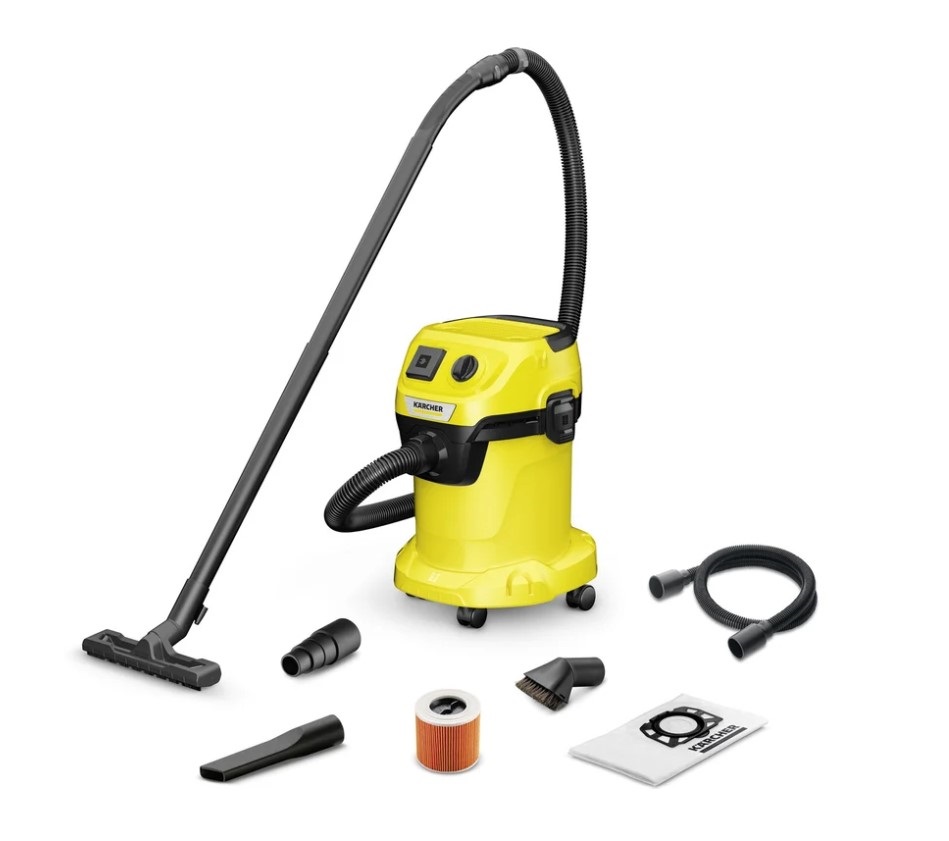 Пылесос сухой и влажной уборки Karcher WD 3 P V-17/4/20
