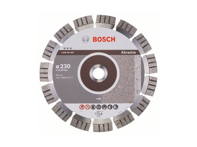 Алмазный круг 230х22,23мм абразив Best (BOSCH)