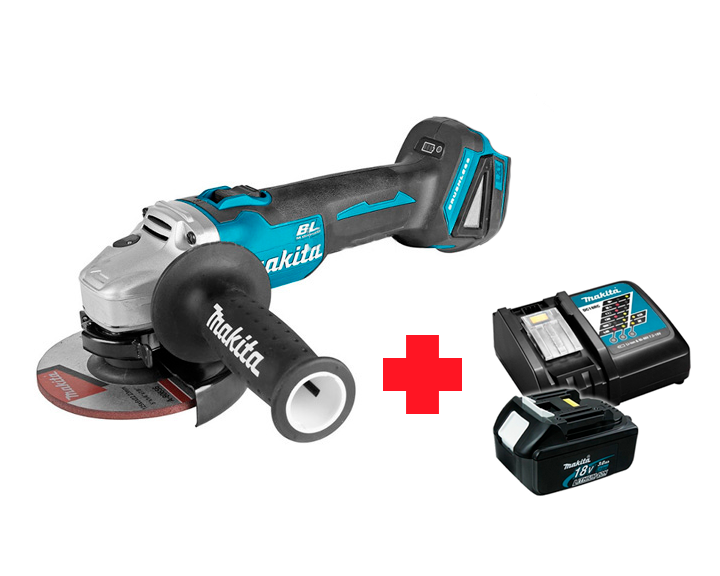Аккумуляторная углошлифовальная машина MAKITA DGA 504 RF в чем.