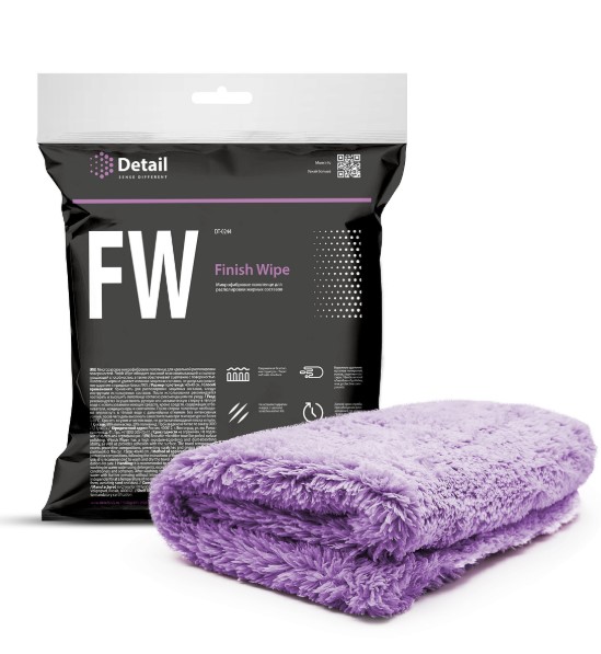 Салфетка микрофибровая для располировки жирных составов Detail FW "Finish Wipe"