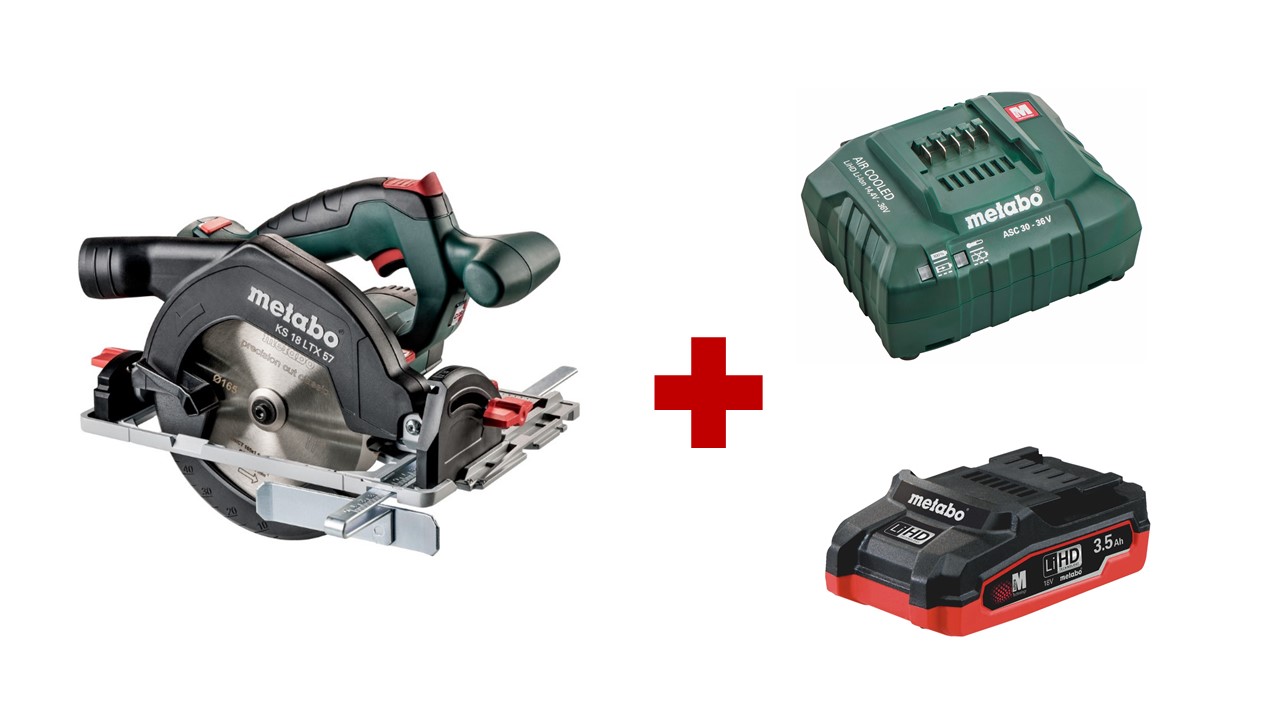 Циркулярная пила аккумуляторная Metabo KS 18 LTX 57