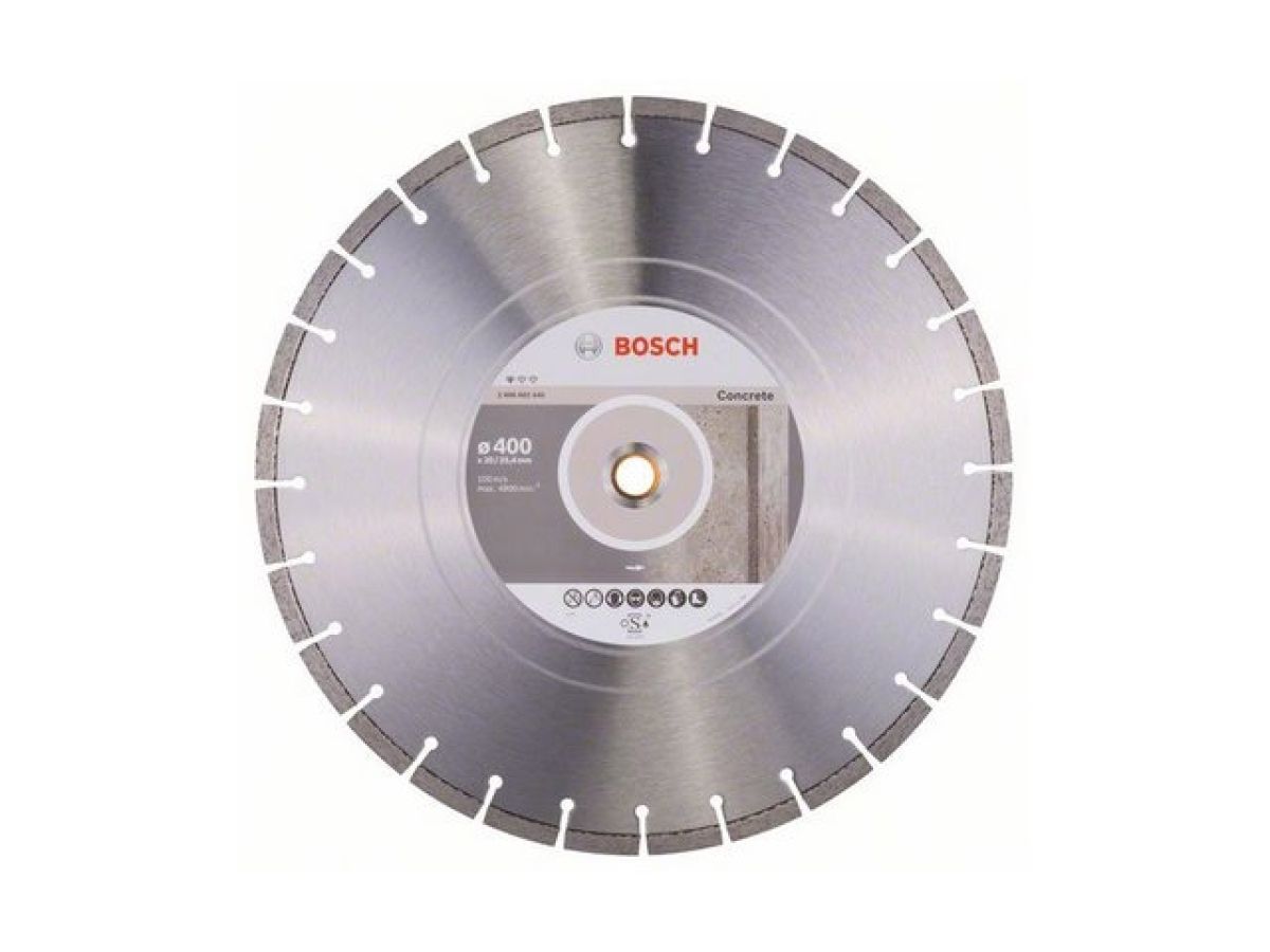 Алмазный круг 400х25.4 мм по бетону STANDARD FOR CONCRETE BOSCH (сухая/мокрая резка)