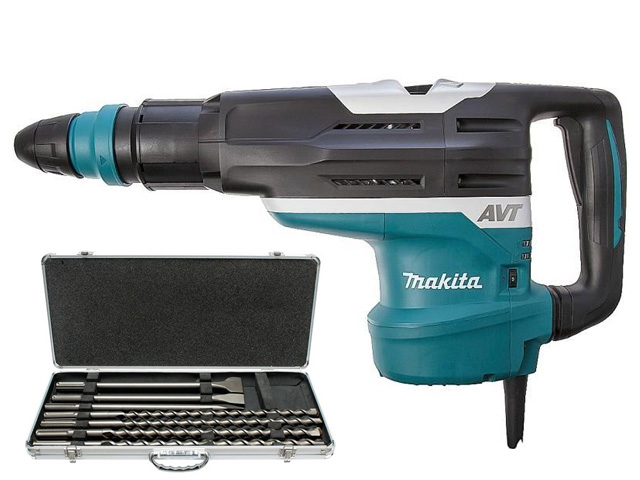 Перфоратор MAKITA HR 5212 C в чем. + Набор буров SDS-MAX 2 шт. MAKITA