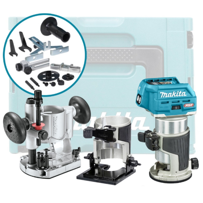 Аккум. фрезер кромочный MAKITA RT001GZ19 MAKPAC