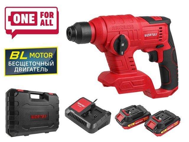 Аккум. перфоратор WORTEX CRH 1810 в чем. ALL1 XLT SET