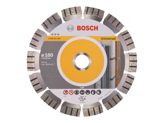 Алмазный круг 180х22,23мм универсальный Best (BOSCH)