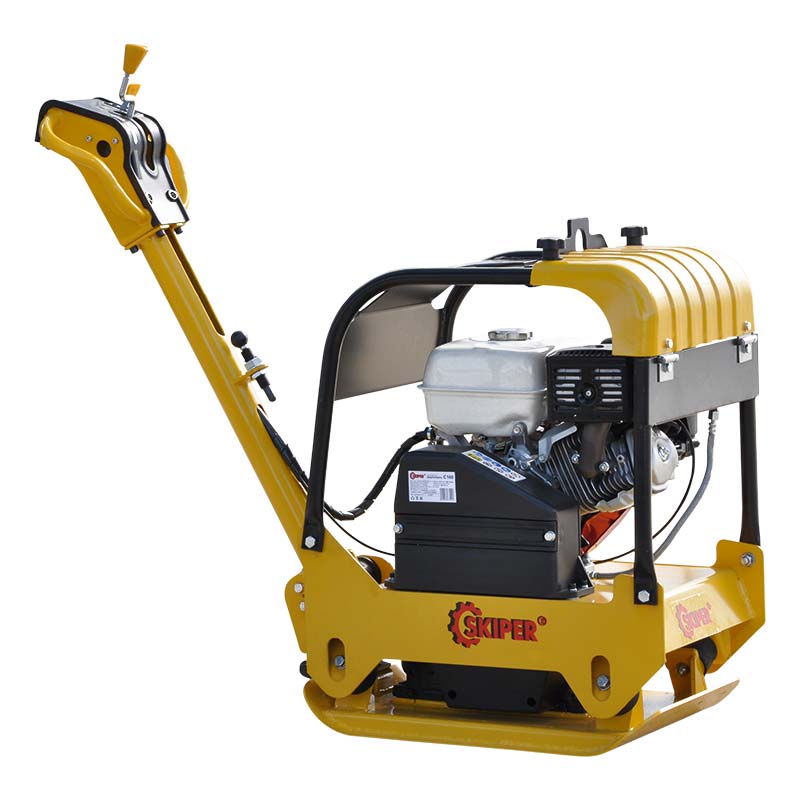 Виброплита SKIPER С160 (Honda GX270, 9.0л.с., плита 65х42см., 30.5кН, 15м/мин, реверс, колеса)