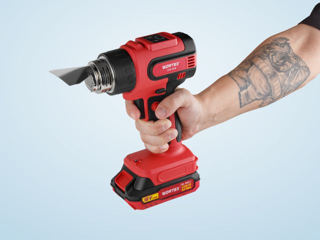Аккум. термовоздуходувка WORTEX CHG 5518 в кор. ALL1 XLT SET
