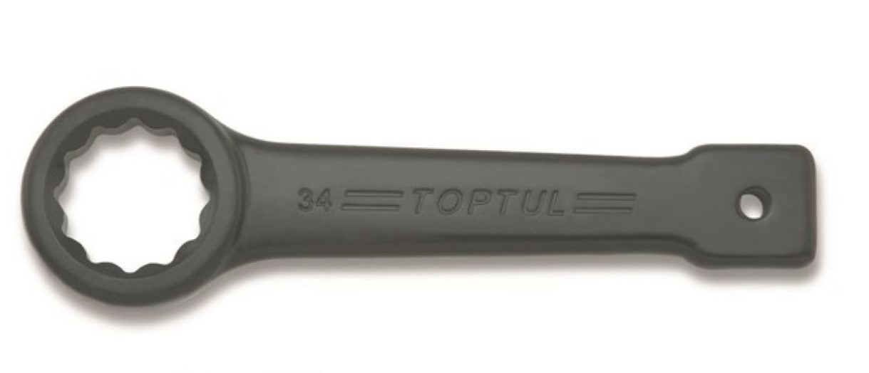 Ключ ударно-силовой накидной упорный 80мм TOPTUL (AAAR8080)