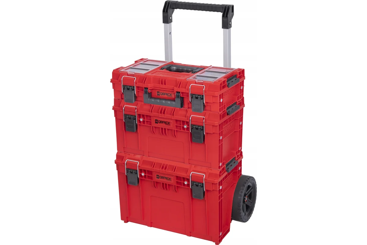 Набор ящиков для инструмента Qbrick System PRIME RED Ultra HD SET 1