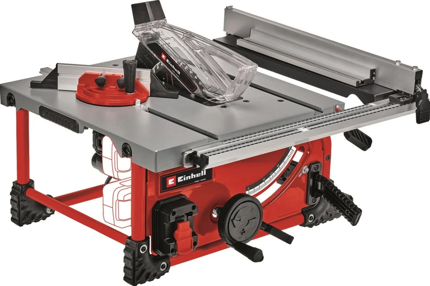 Настольная аккумуляторная пила Einhell PXC TE-TS 36/210 Li-Solo