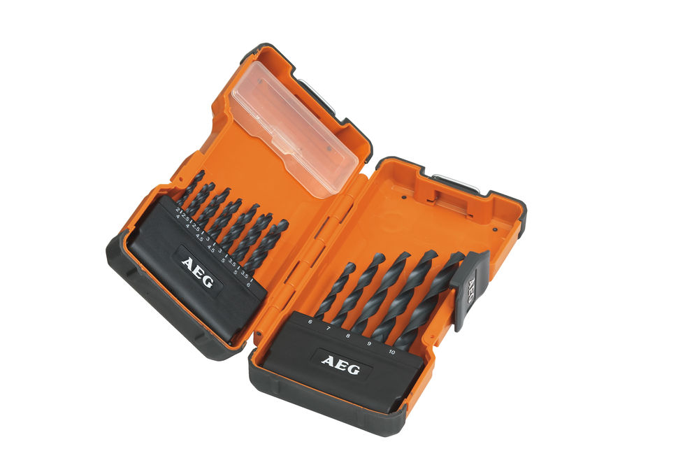 Набор сверел по металлу AEG POWER HSS-R (DIN 338) (19 шт.)