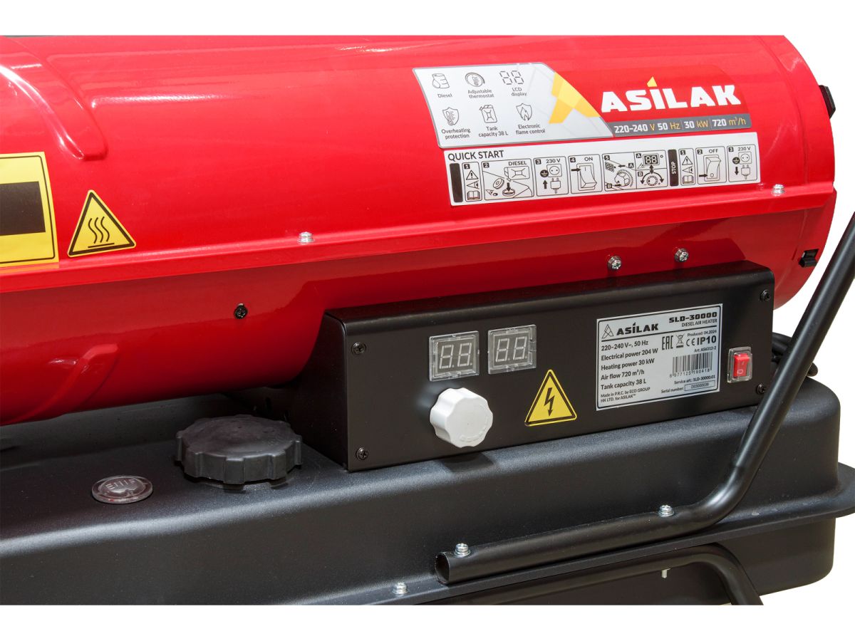 Нагреватель воздуха дизельный ASILAK SLD-30000