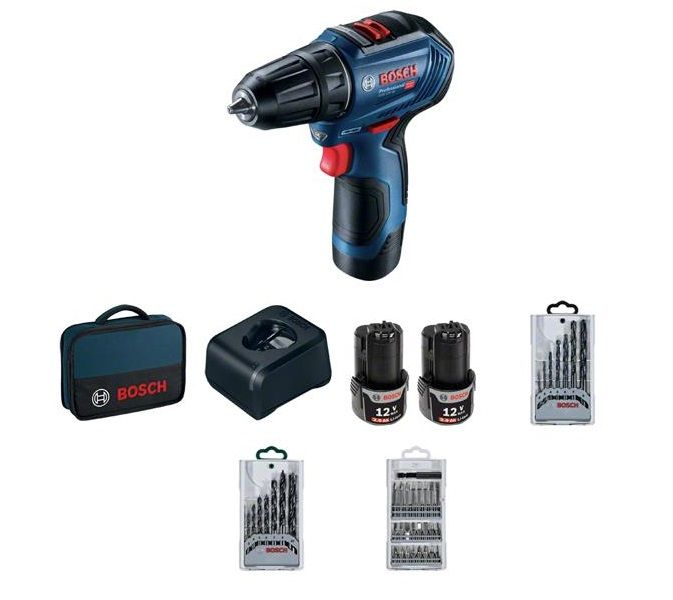 Аккумуляторная дрель-шуруповерт BOSCH GSR 12V-30 (0.601.9G9.001)