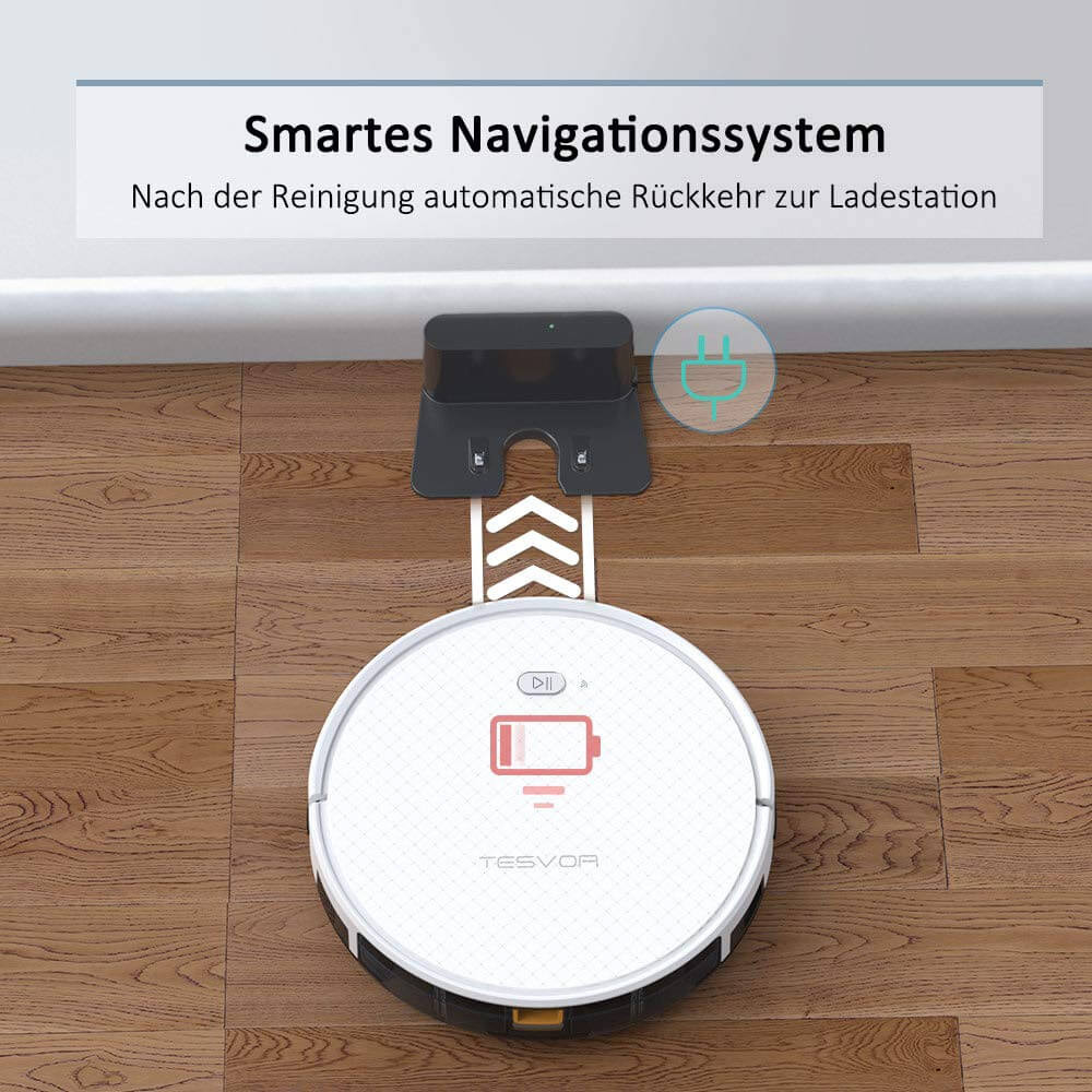 Аккумуляторный робот-пылесос Tesvor Х500 Pro (Белый)