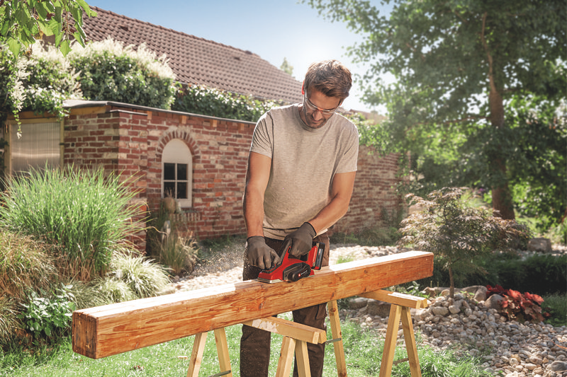 Рубанок аккумуляторный Einhell TE-PL 18/82 Li - Solo