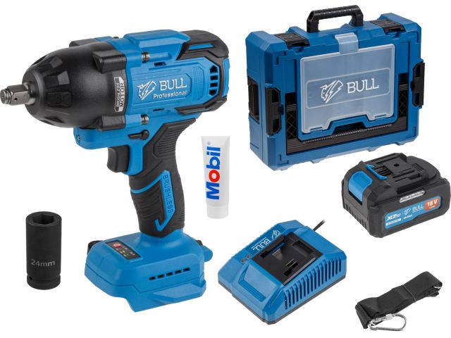 Аккум. ударный гайковерт BULL SC 1807 Xcase, XLTpro