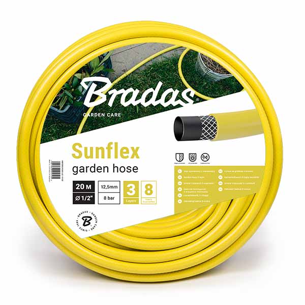 Шланг садовый BRADAS SUNFLEX 1/2" - 30m