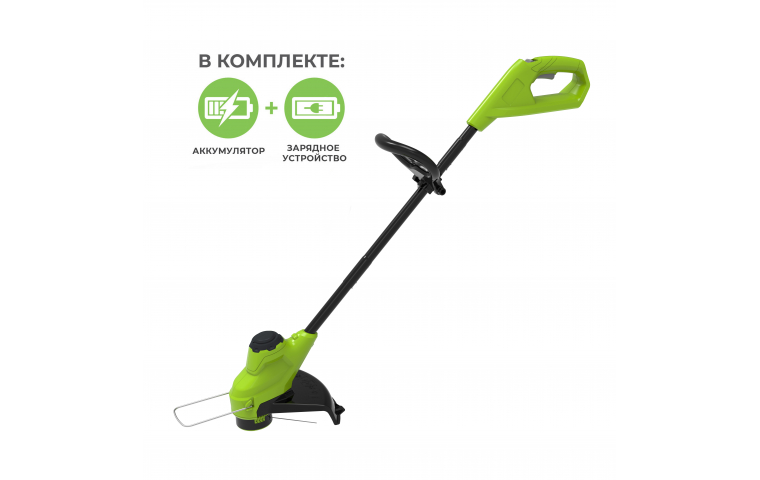 Аккумуляторный триммер Greenworks G24LT25K2 24В (в комплекте АКБ + ЗУ)
