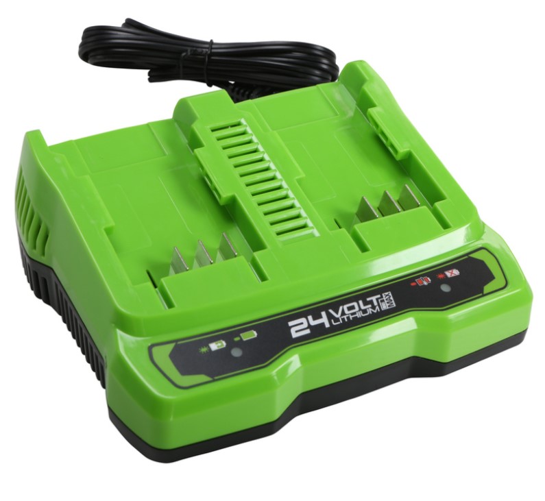 Зарядное устройство на 2 слота Greenworks G24X2UC2 24В