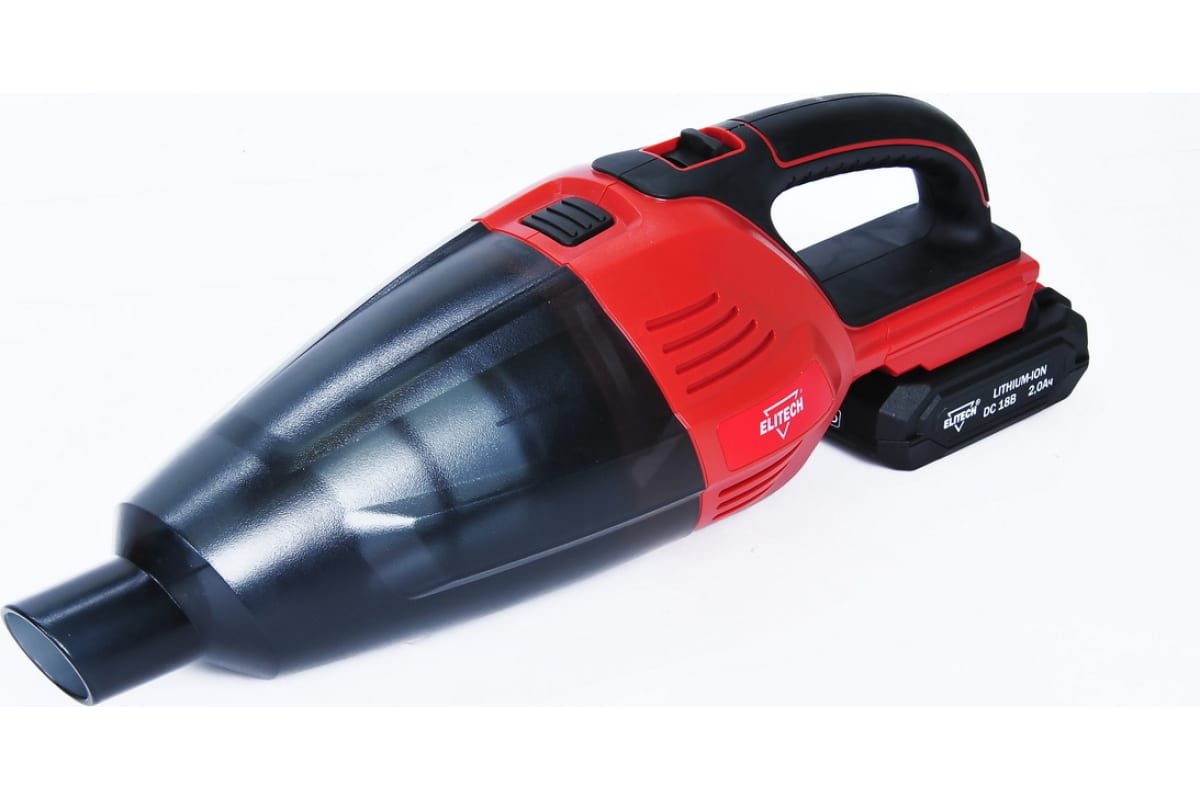 Пылесос строительный ELITECH ПРА 18СЛ аккумуляторный (Е1302.001.02)