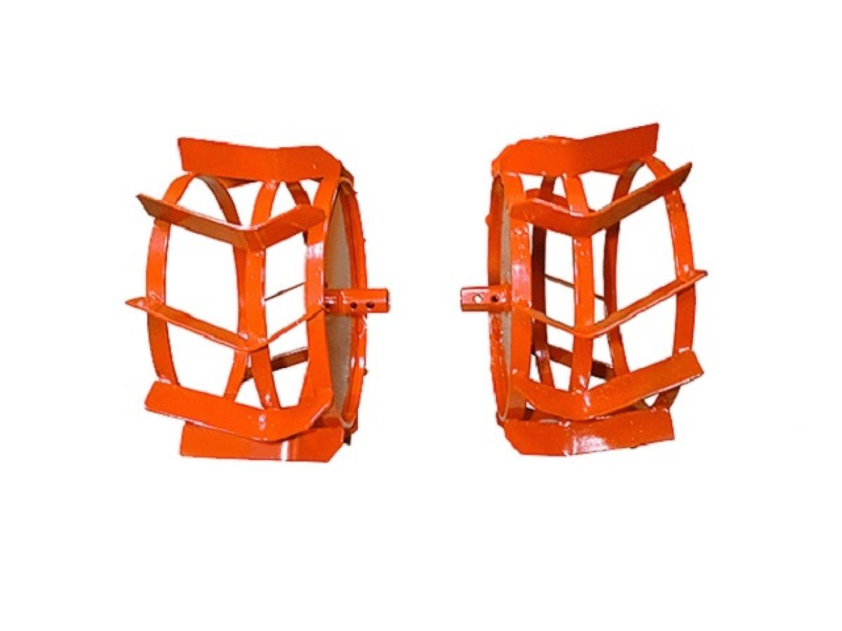 Грунтозацепы (комплект) ф 380/300 мм, шир. 180 мм, 6-гр. втулка 23 мм, 3 обруча ВРМЗ (ASILAK SL-84L/SL-85L, SL-85B, SL-86, SL-87L Fermer FM-808MXL FM-811MB)