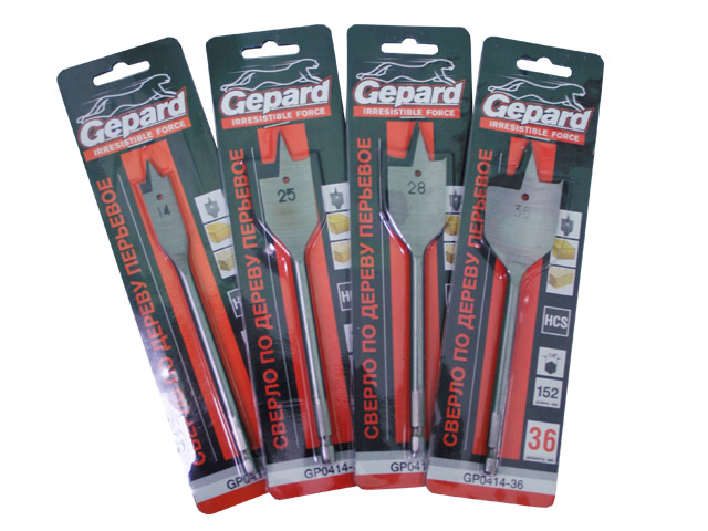 Сверло по дереву перьевое ф14мм GEPARD (GP0414-14) (перовое)