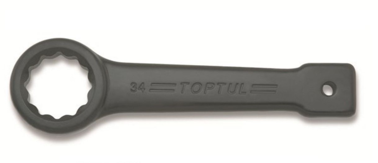 Ключ ударно-силовой накидной упорный 75мм TOPTUL (AAAR7575)