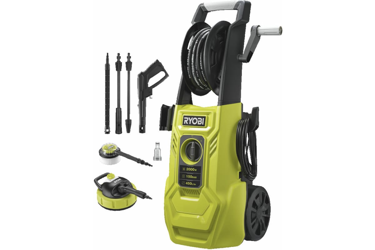 Мойка высокого давления RYOBI RY150PWA
