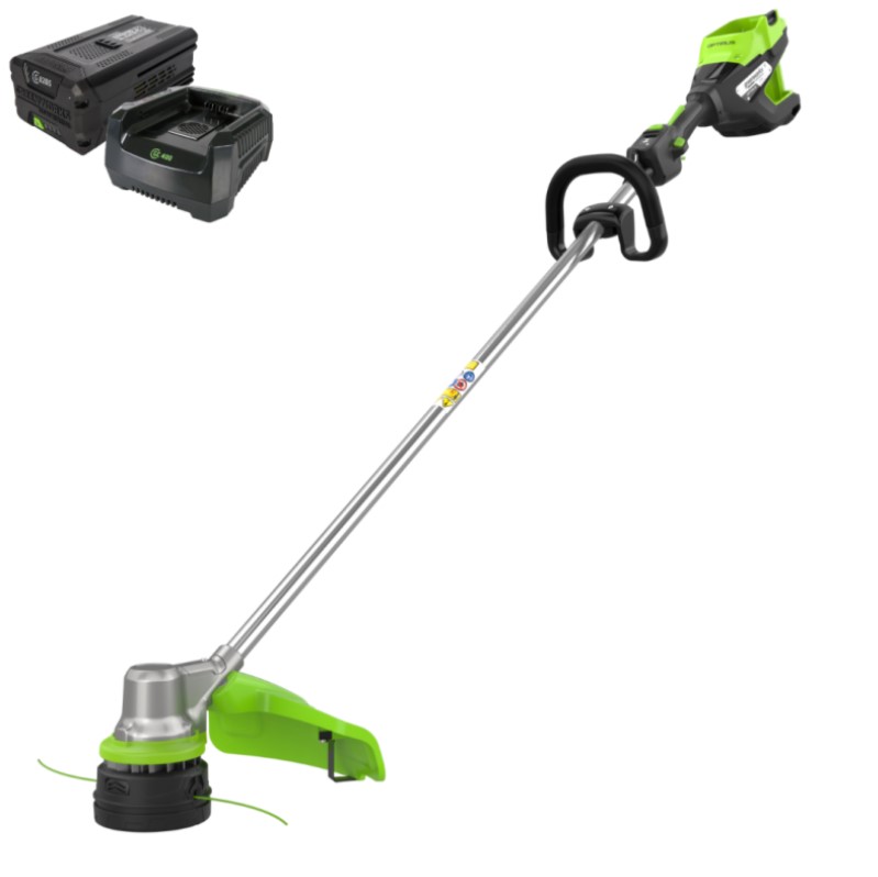Аккумуляторный триммер Greenworks 82V ST121K5 (АКБ+ЗУ)