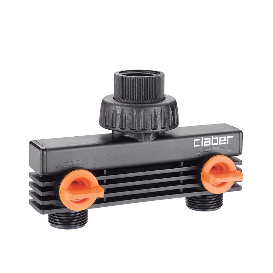 Распределитель 2-х канальный Claber 3/4"