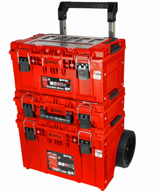 Набор ящиков для инструмента Qbrick System PRIME RED Ultra HD SET 2