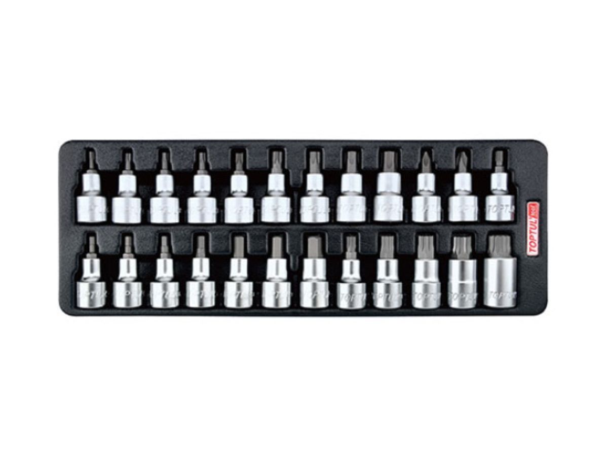 Набор бит под головку 1/2" 24 предмета TOPTUL (GAAT2403)