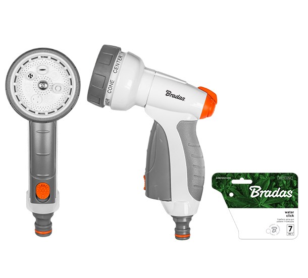 Пистолет поливочный металлический 7-режимный серии WL Bradas