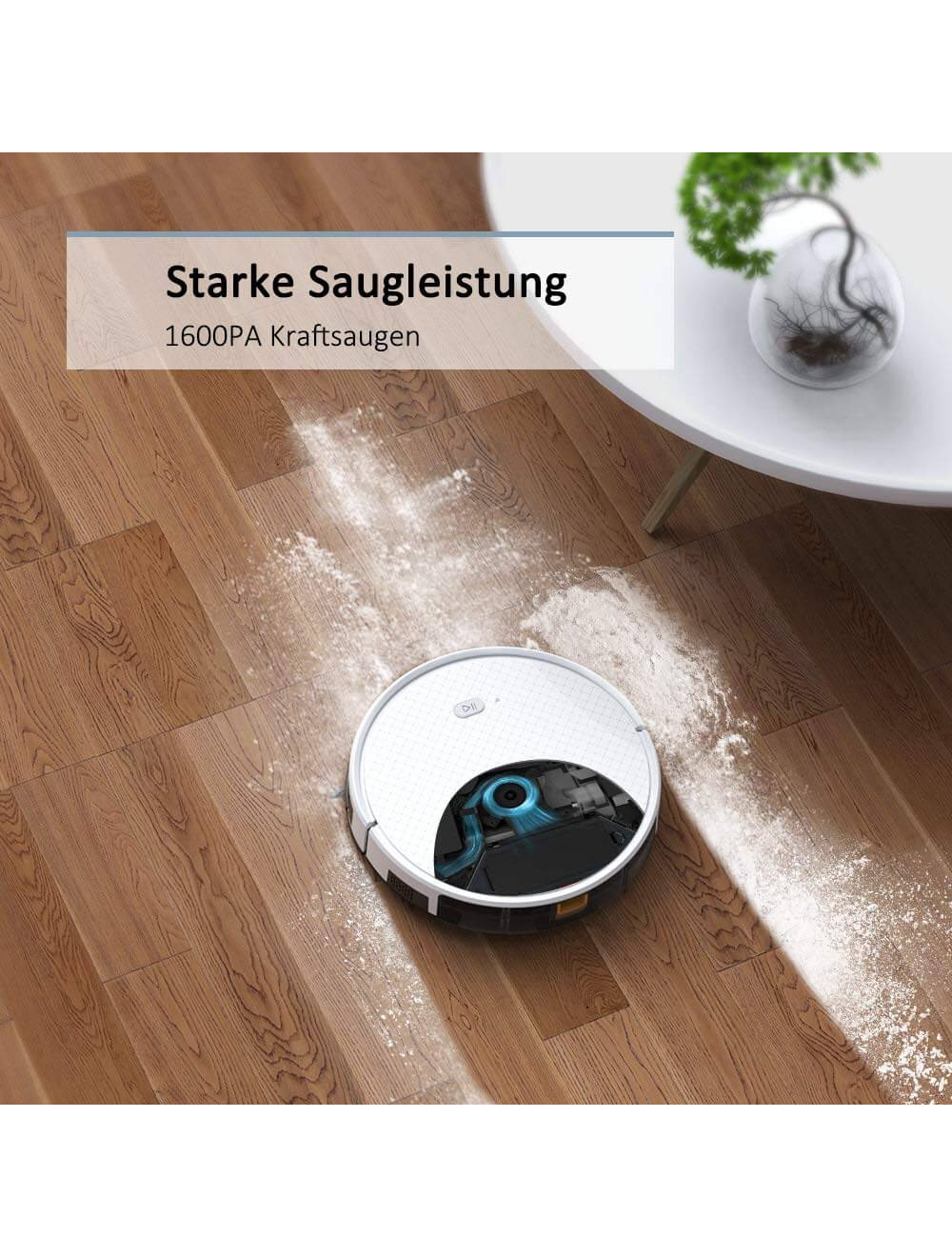 Аккумуляторный робот-пылесос Tesvor Х500 Pro (Белый)