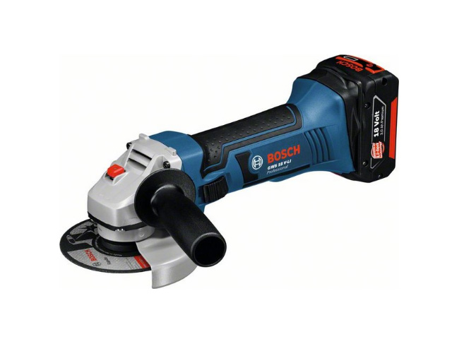 Угловая шлифмашина Bosch GWS 18 V-LI в кор.