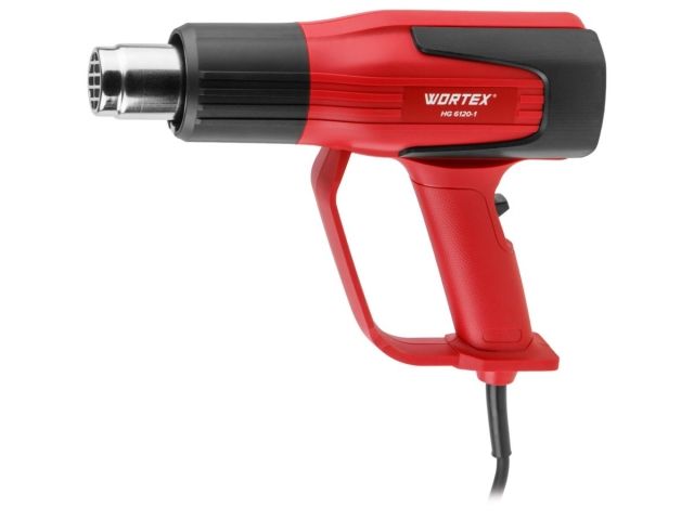 Термовоздуходувка WORTEX HG 6120-1 в чем. + набор сопл