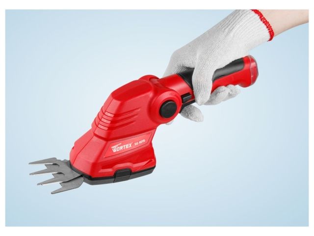 Аккум. ножницы садовые WORTEX SG 4015 в кор.+насадка-кусторез