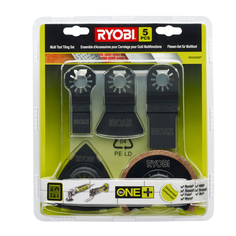 Набор для многофункционального инструмента RYOBI RAK05MT (5 шт.)