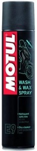 Шампунь Motul E9 WASH & WAX SPRAY с полиролью, 400 мл