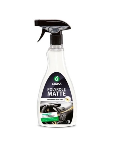 Полироль-очиститель пластика GraSS "Polyrole Matte Vanila", 500мл