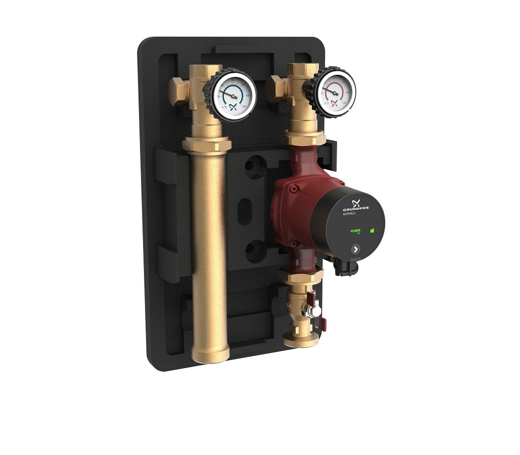 Насосная группа Grundfos HEATMIX D25 ALPHA2 L 40 (99309071)