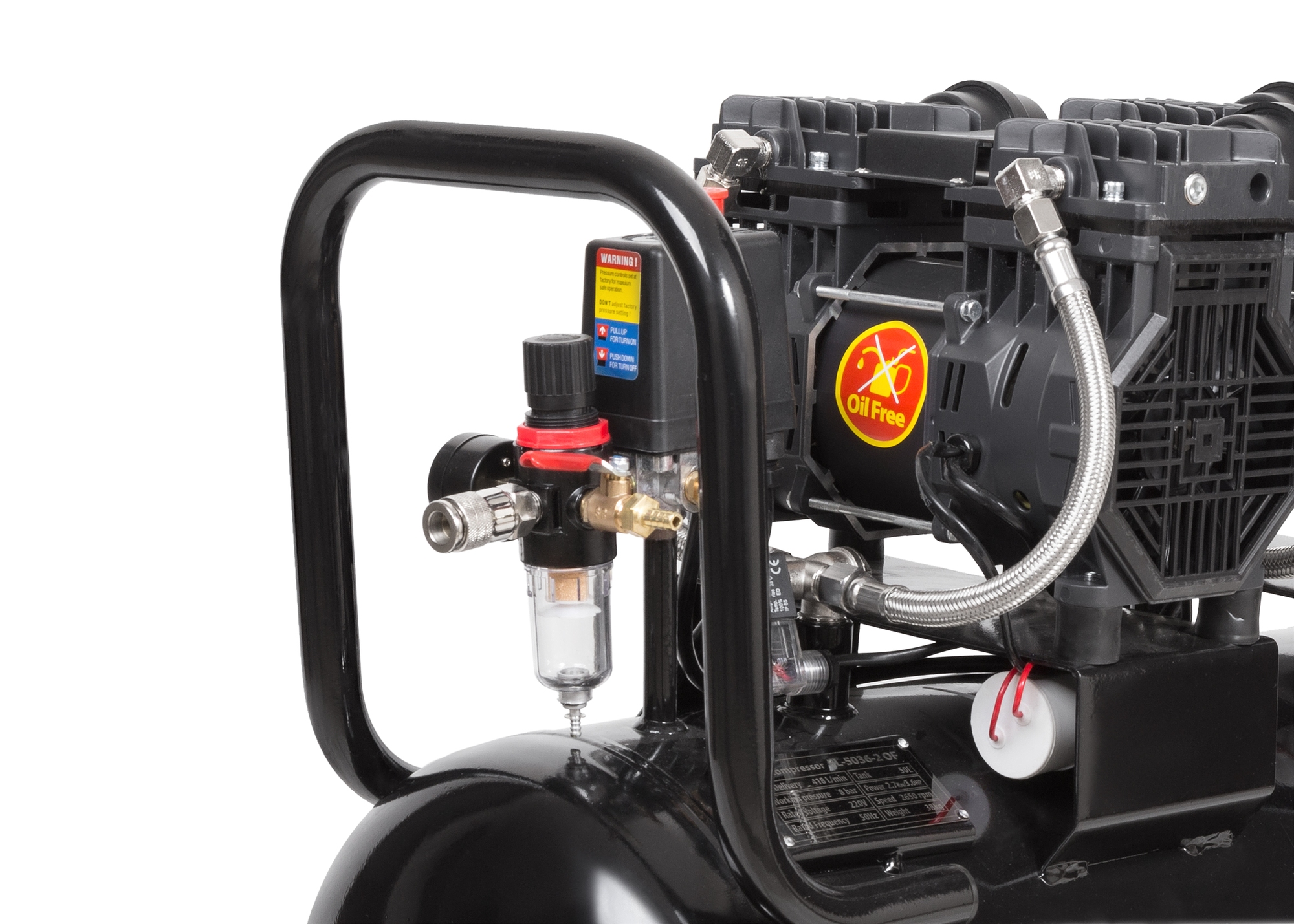 Компрессор воздушный безмасляный ELAND EL-5036-2 OF (с фильтром)