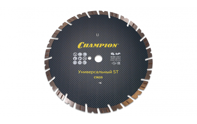 Диск алмазный CHAMPION универсальный ST 350/25,4/14 Fast Gripper