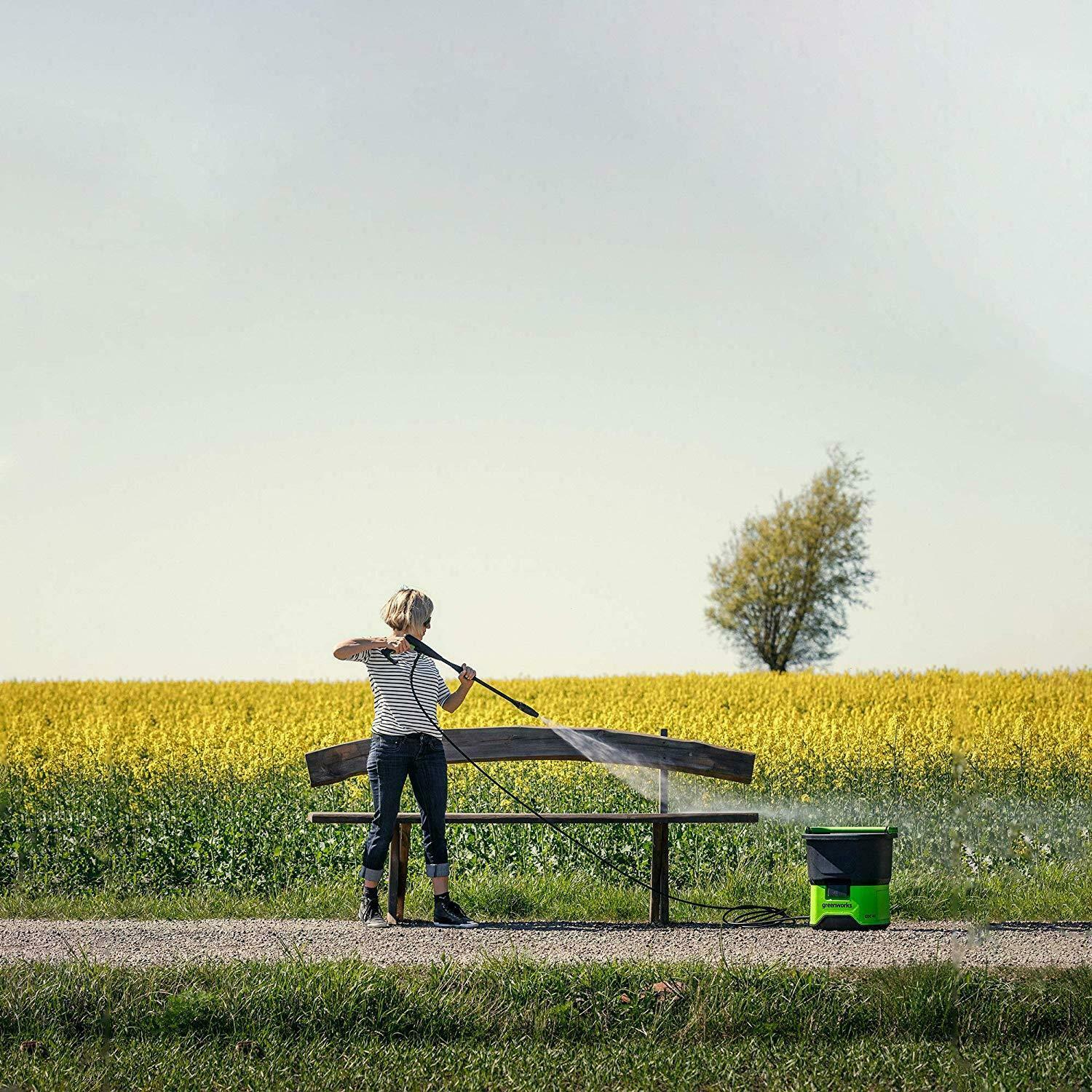 Мойка высокого давления аккумуляторная GREENWORKS GDC40