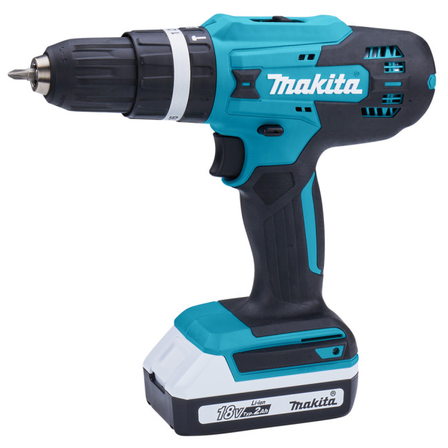 Аккумуляторная дрель-шуруповерт MAKITA 18V G-series HP 488 DWAE в чем.
